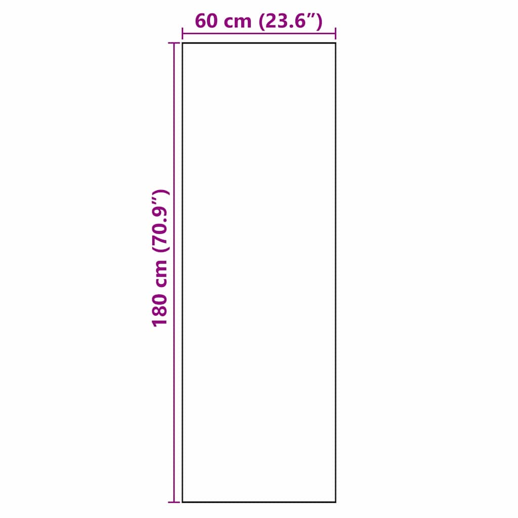 Küchen Teppich Floral Schwarz 180 x 60 cm Samt