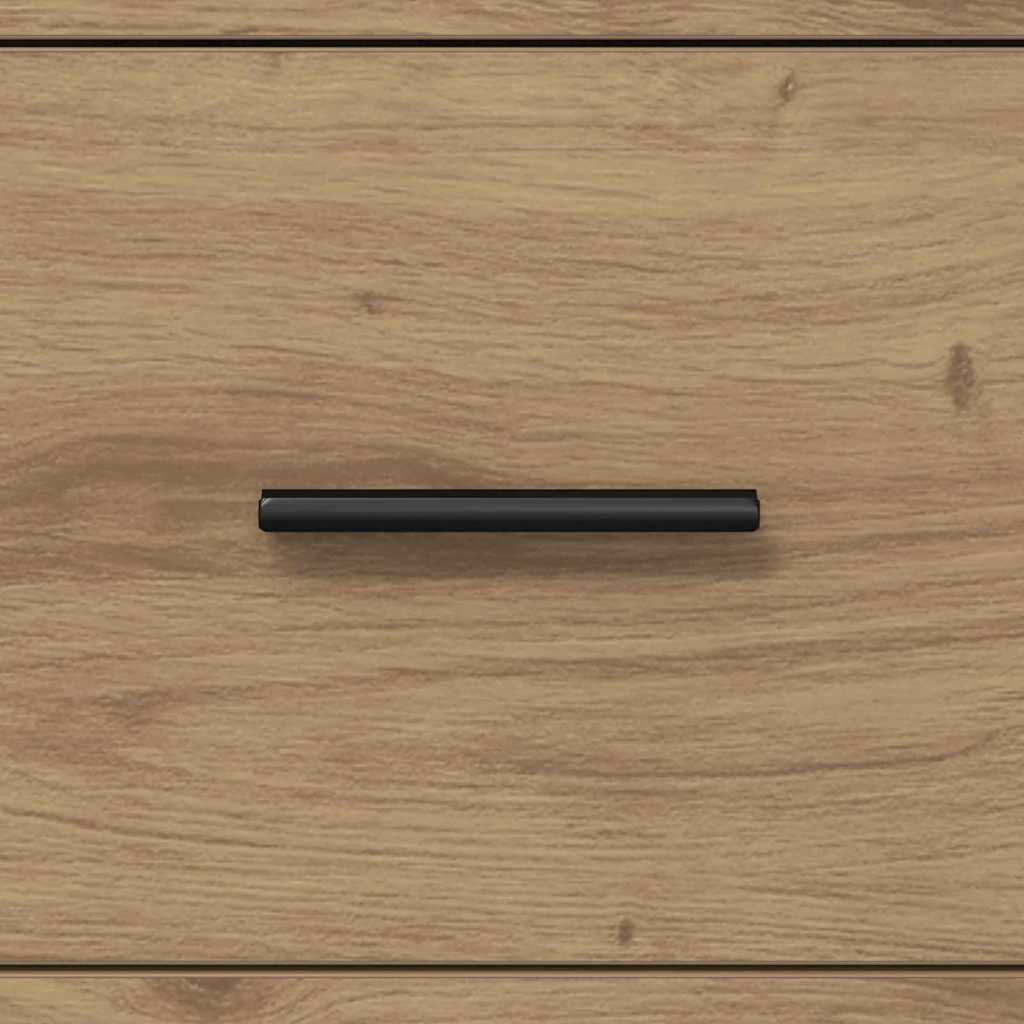 Badezimmer Schrank mit Regal Artisan-Eiche 35 x 37,5 x 166 cm