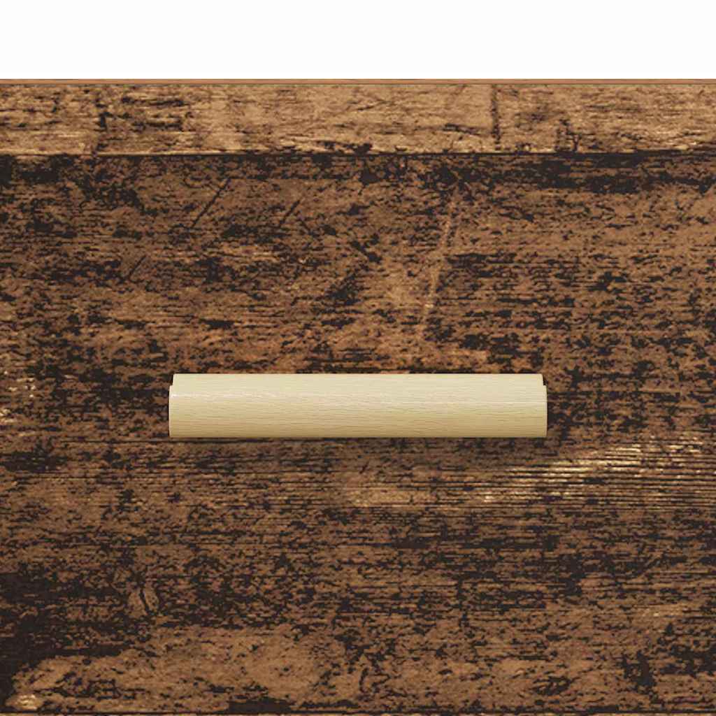 Nachttisch mit Schubladen Altholz 40 x 40 x 66 cm Holzwerkstoff