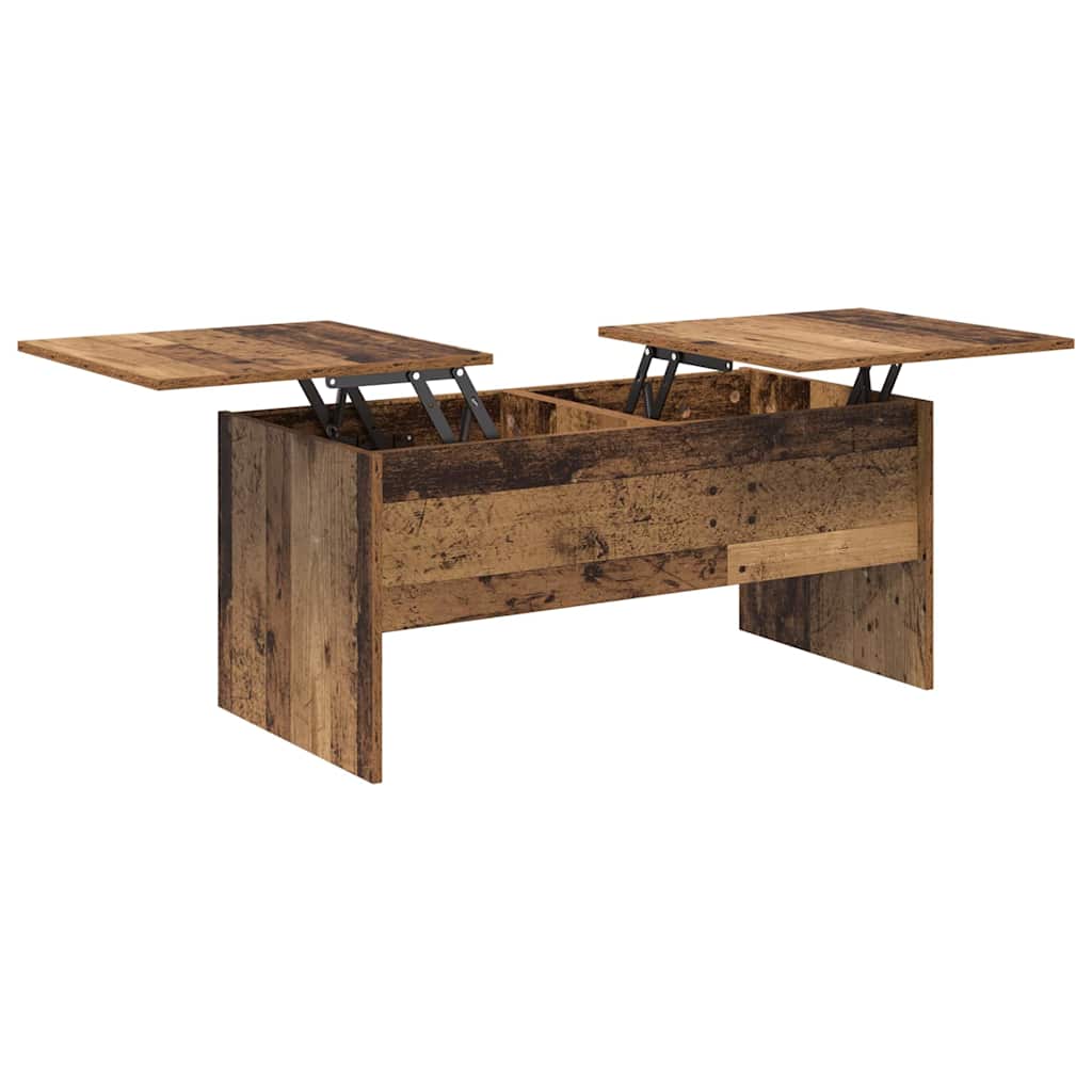 Couchtisch Altholz 102 x 50.5 x 46.5 cm Holzwerkstoff