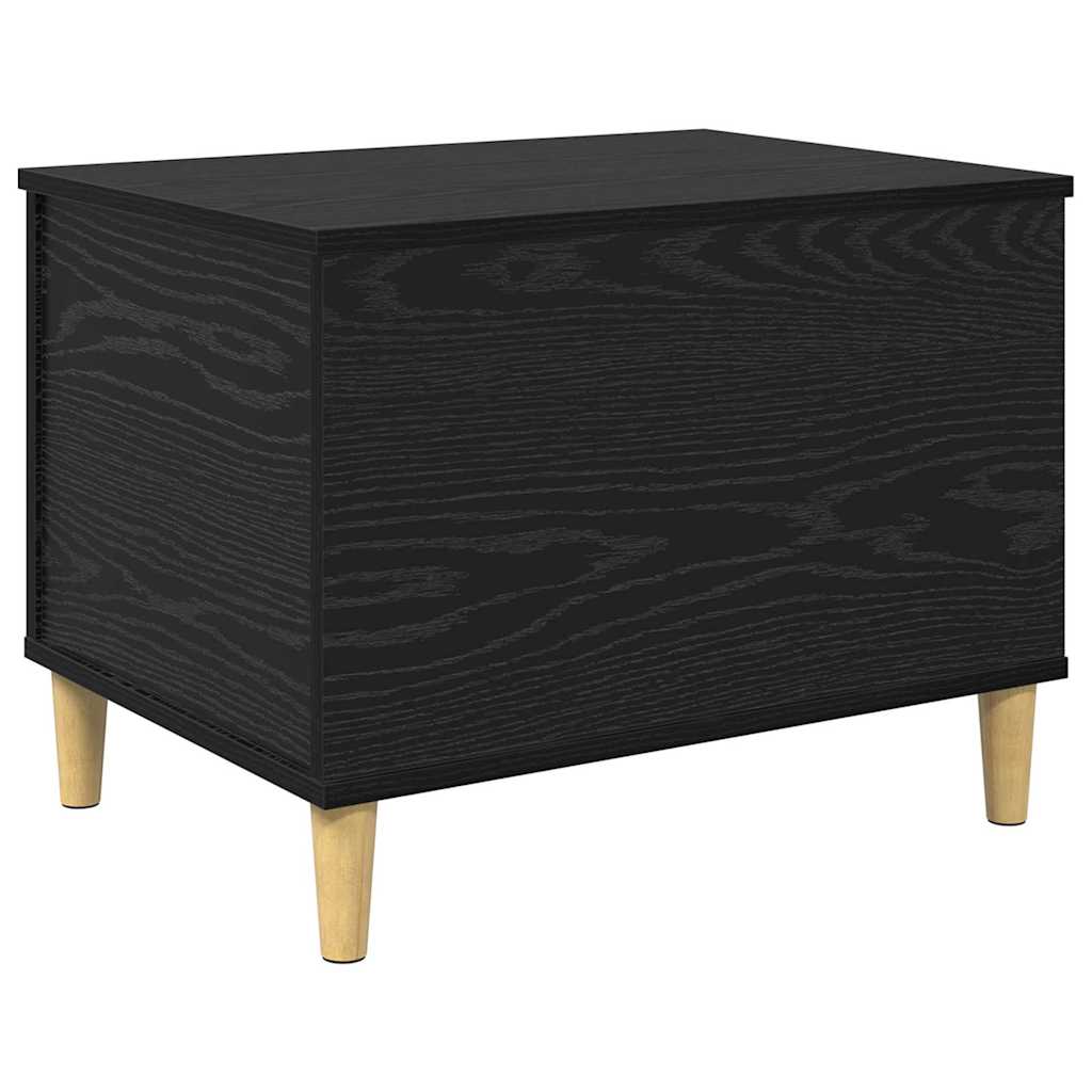 Nachttisch Schwarz Eichen-Optik 60 x 44.5 x 45 cm Holzwerkstoff