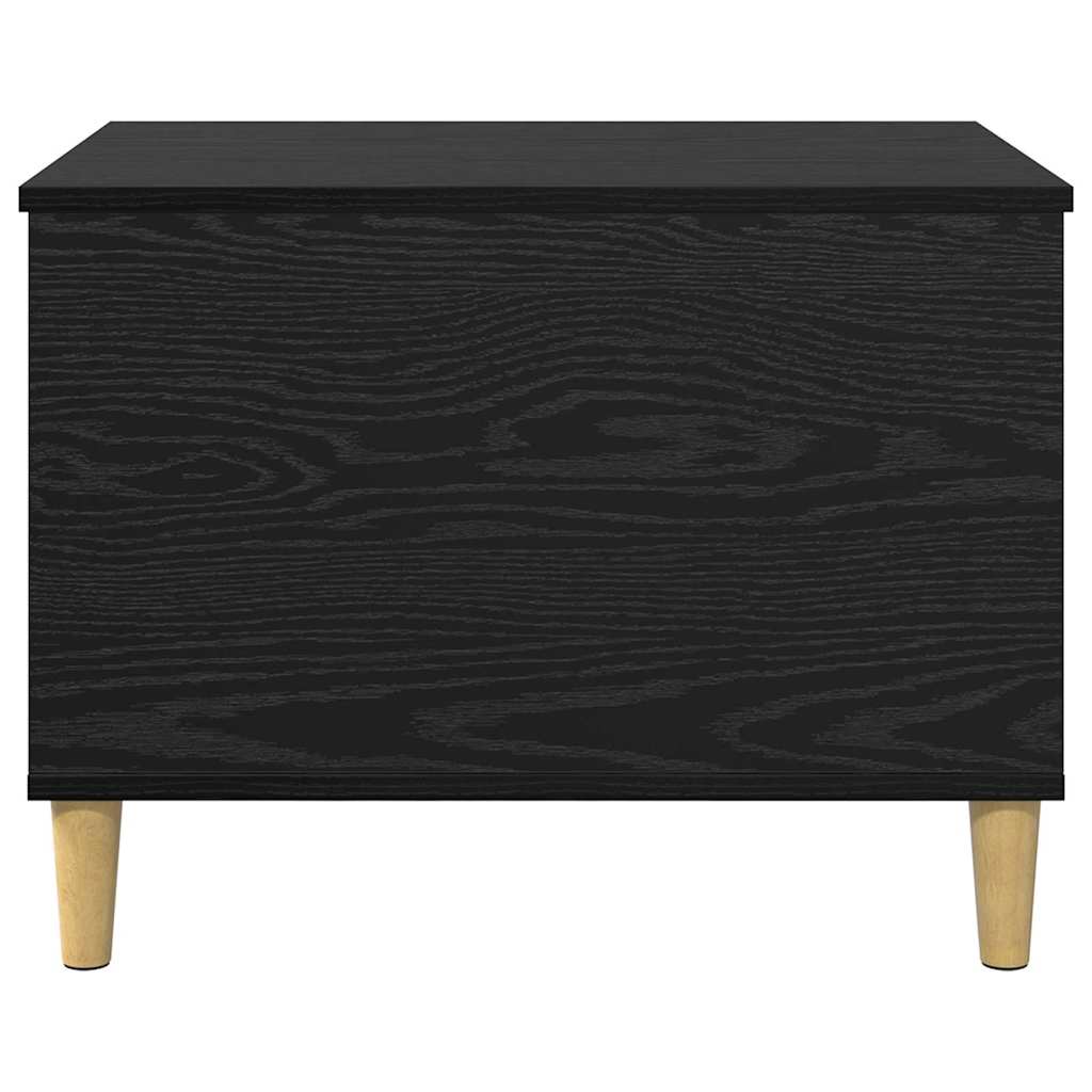Nachttisch Schwarz Eichen-Optik 60 x 44.5 x 45 cm Holzwerkstoff