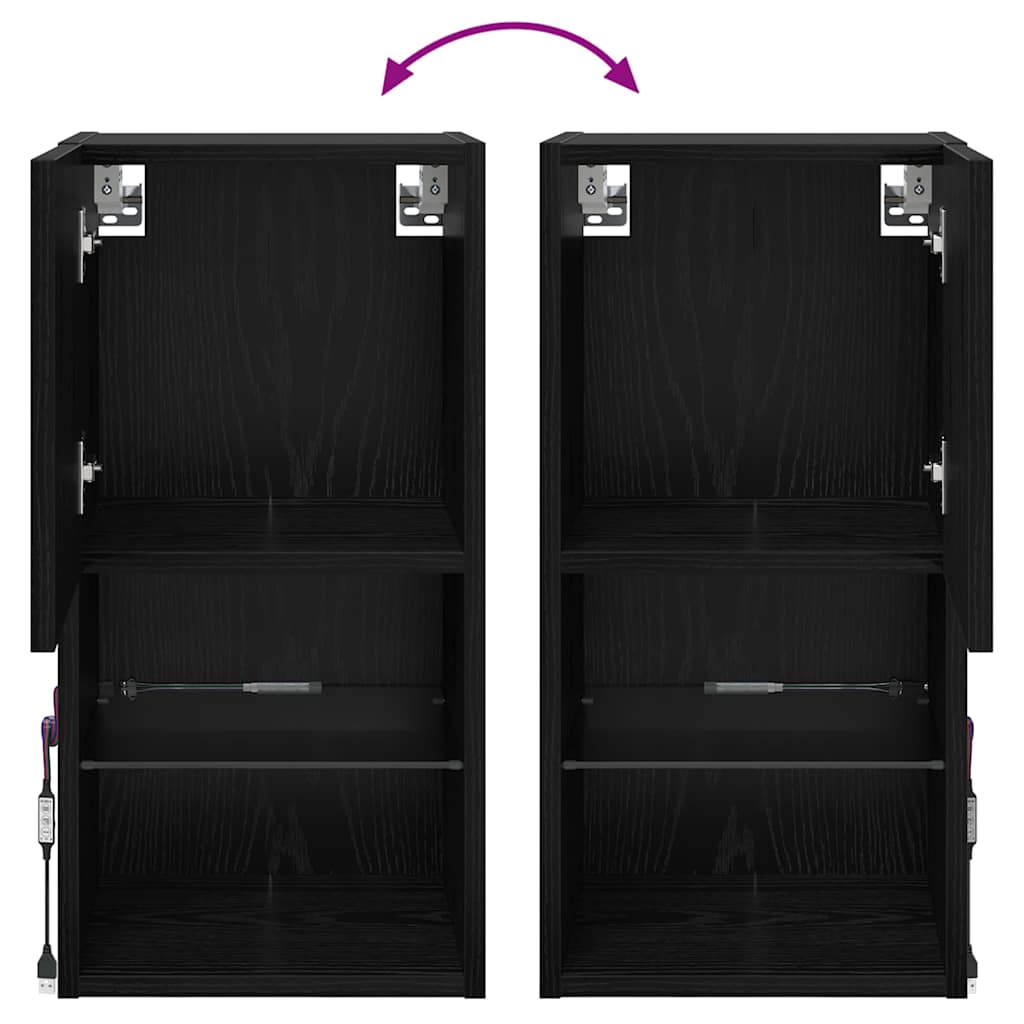 Wandmontierter TV-Schrank 30,5 x 30 x 60 cm Holzwerkstoff