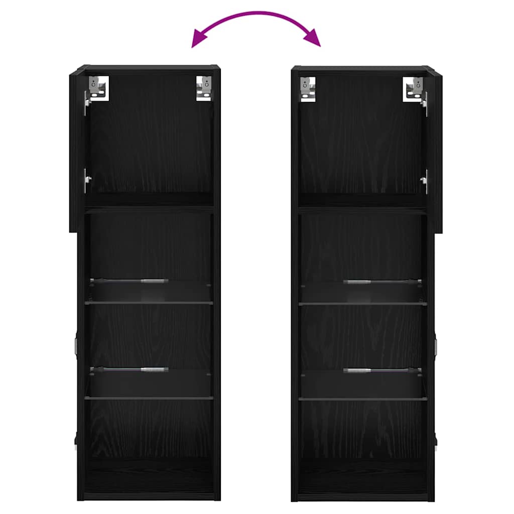 Wandmontierter TV-Schrank 30,5 x 30 x 90 cm Holzwerkstoff