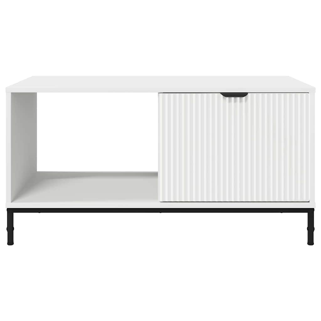 Couchtisch Weiß 90 x 49 x 46 cm Holzwerkstoff