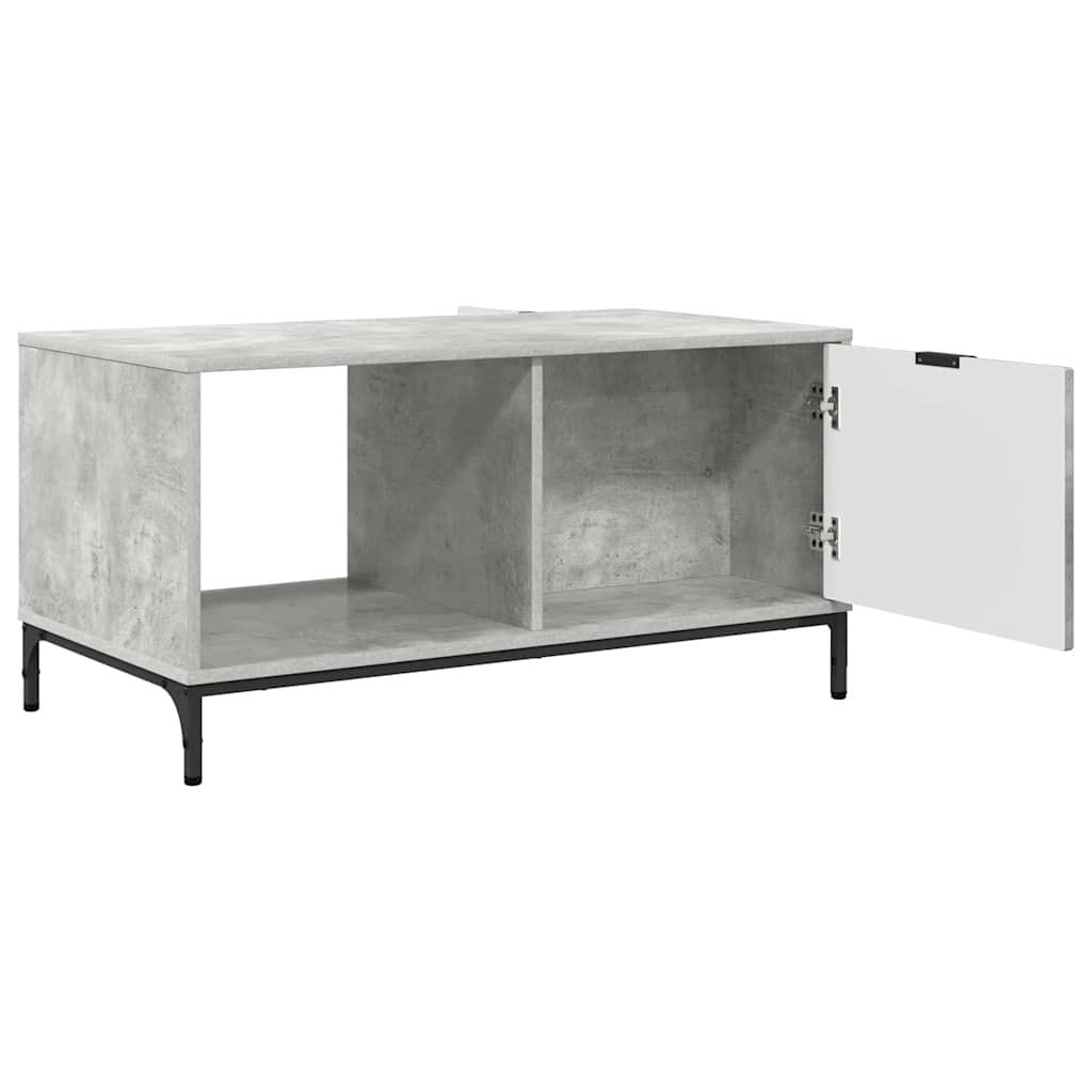 Couchtisch Betongrau 90 x 49 x 46 cm Holzwerkstoff