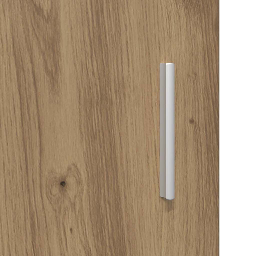 Wandmontierter Schrank mit Regal Artisan-Eiche 55 x 29 x 100 cm