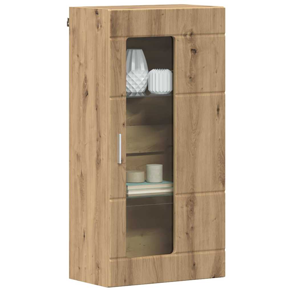 Wandmontierter Schrank mit Regal Artisan-Eiche 55 x 29 x 100 cm