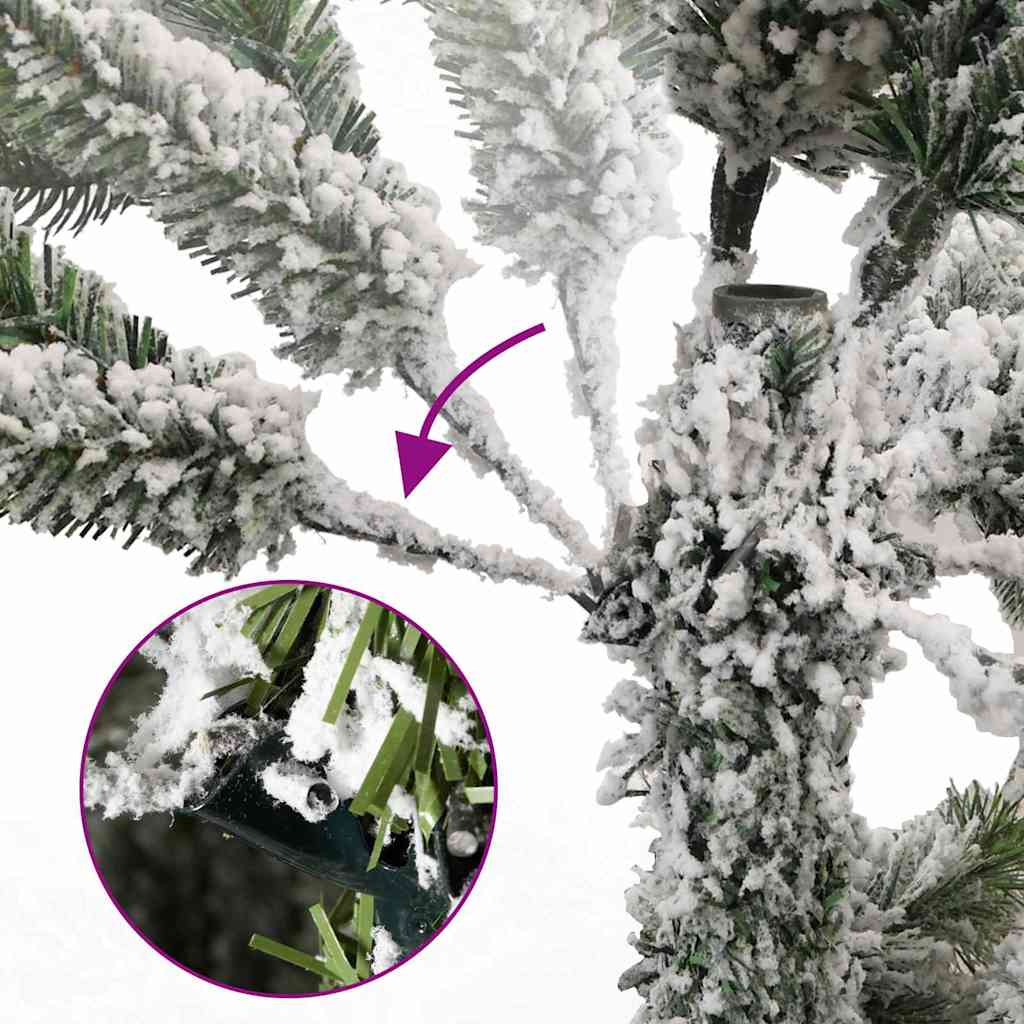 Künstlicher Weihnachtsbaum 240 cm 300 LEDs Warmes Weiß