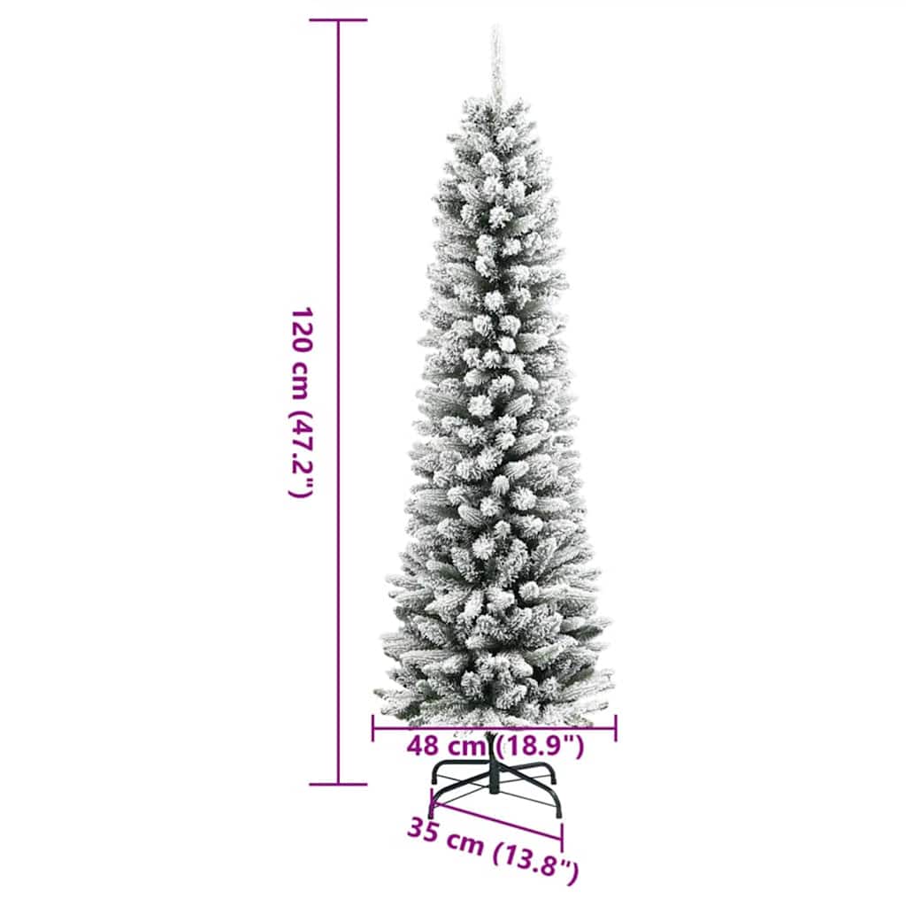 Künstlicher Weihnachtsbaum Weiß 120 cm