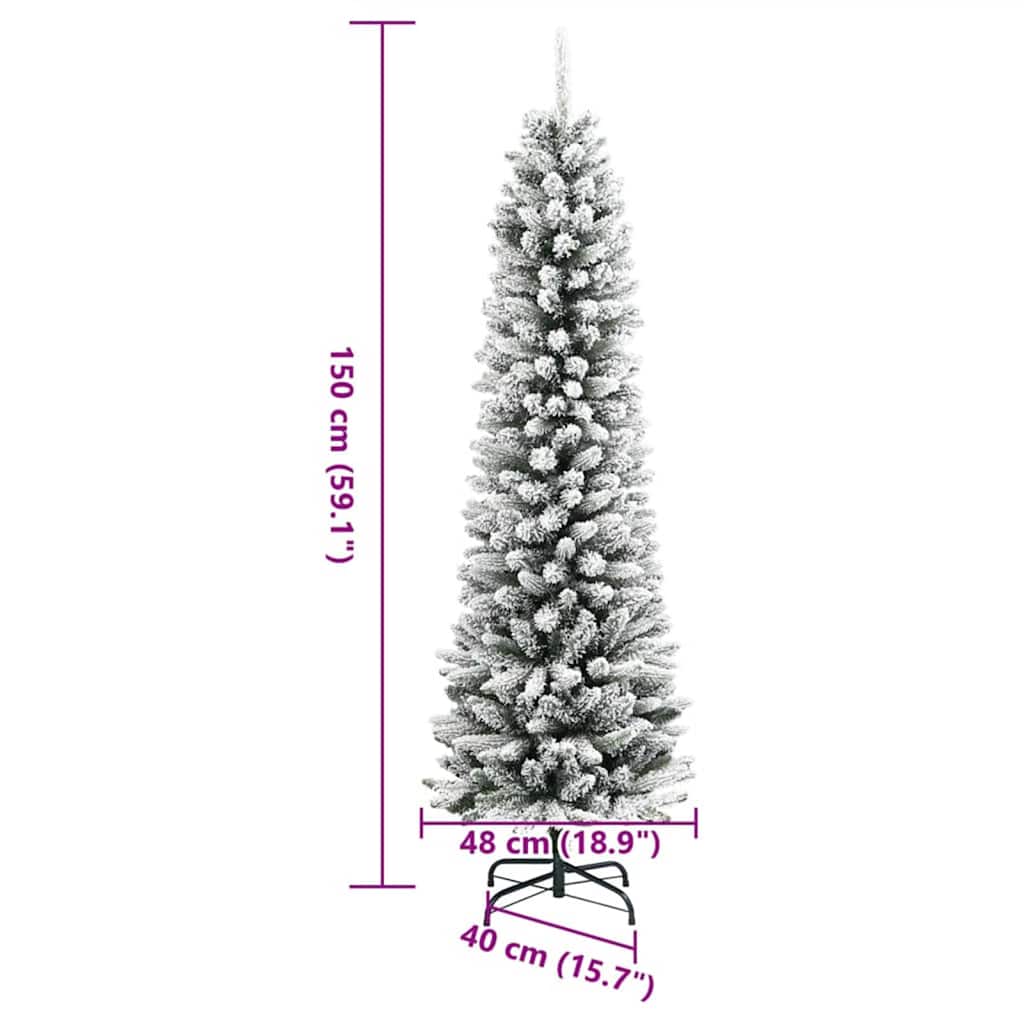 Künstlicher Weihnachtsbaum Weiß 150 cm
