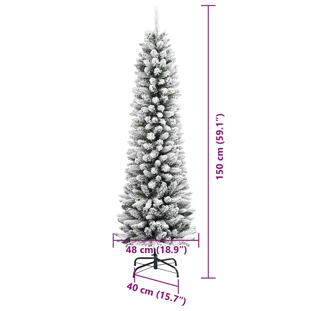 Künstlicher Weihnachtsbaum Weiß 150 cm
