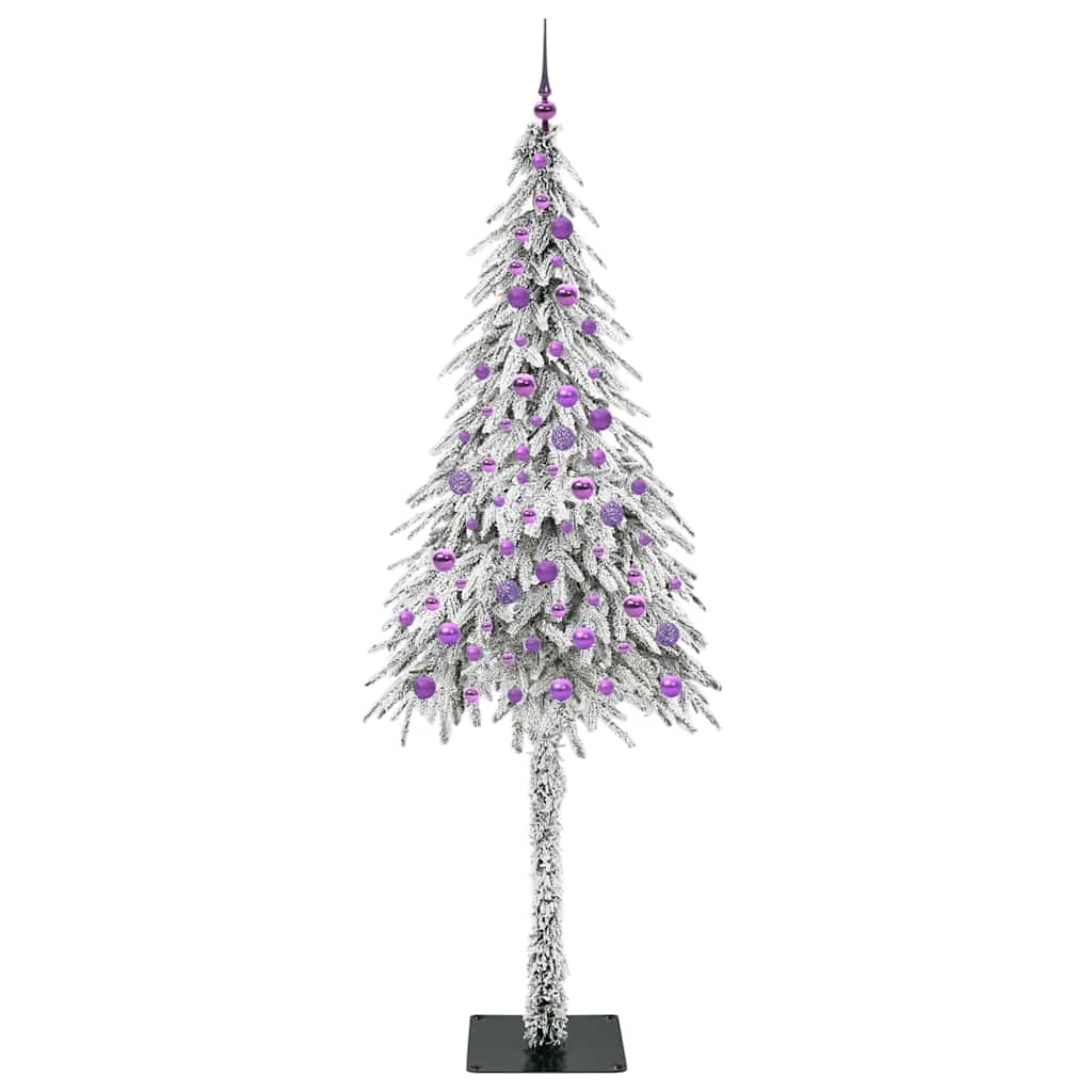 Weihnachtsbaum mit 300 LEDs Weiß 210 cm PE und Stahl