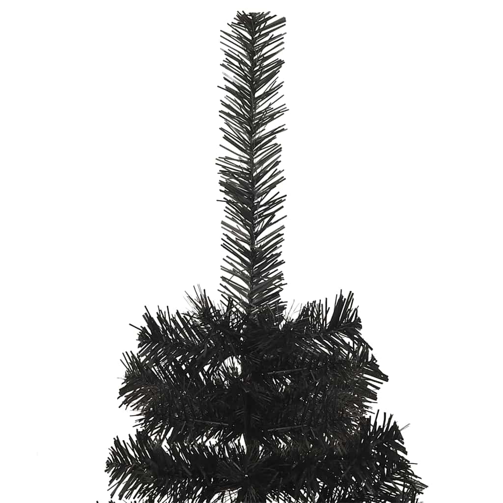Künstliche Weihnachtsbäume Schwarz 180 cm PVC