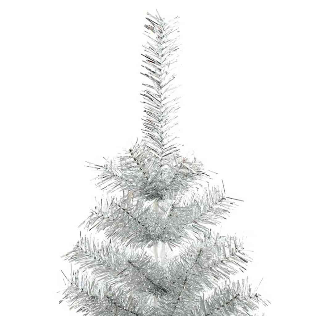 Künstliche Weihnachtsbäume Silber 180 cm PET