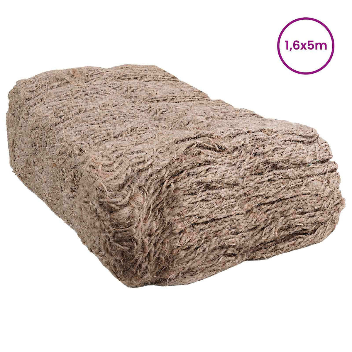 Jute Ufermatte Natur 1,6 x 5 m