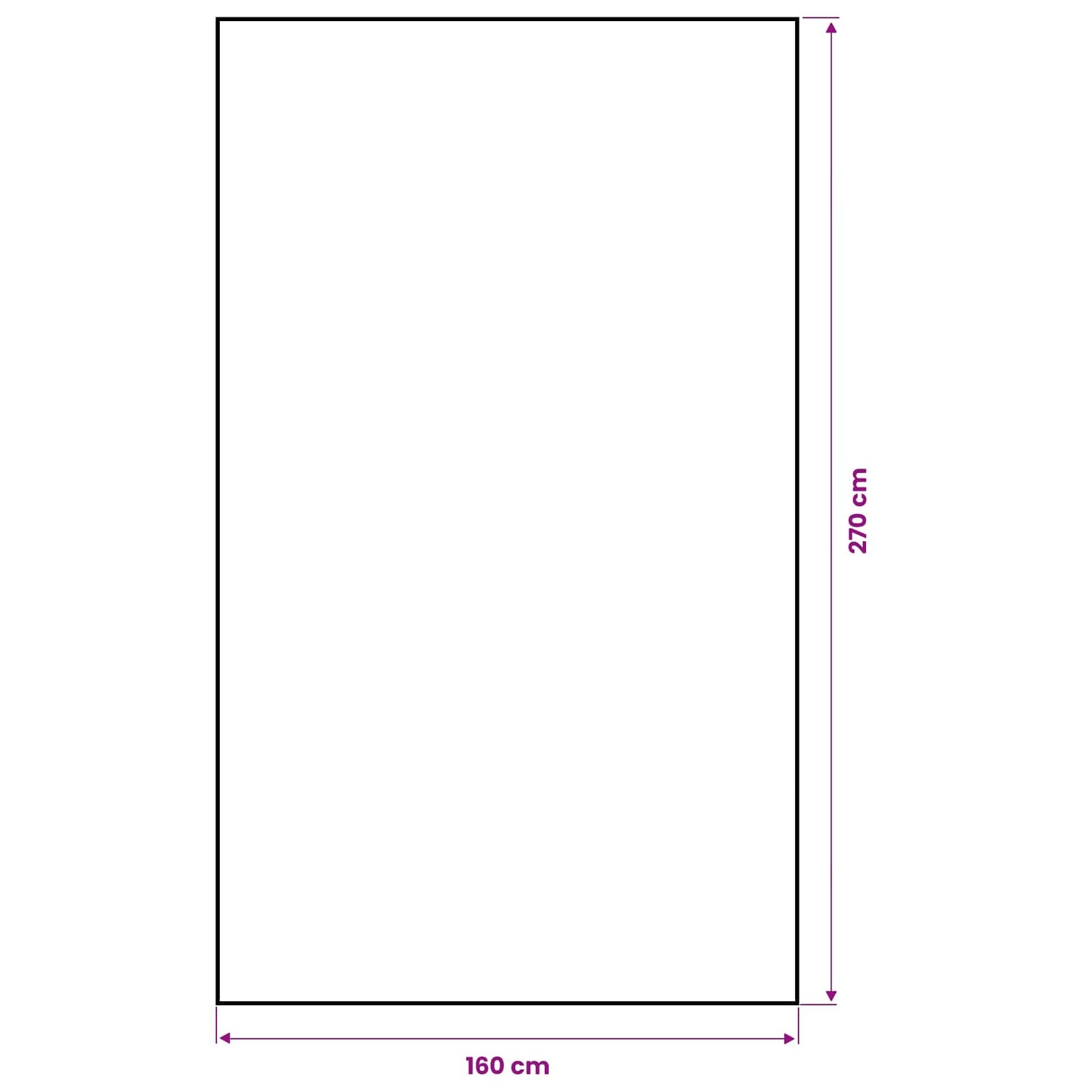 Jute-Tischdecke Natur 160 x 270 cm 100% Tossa-Jute