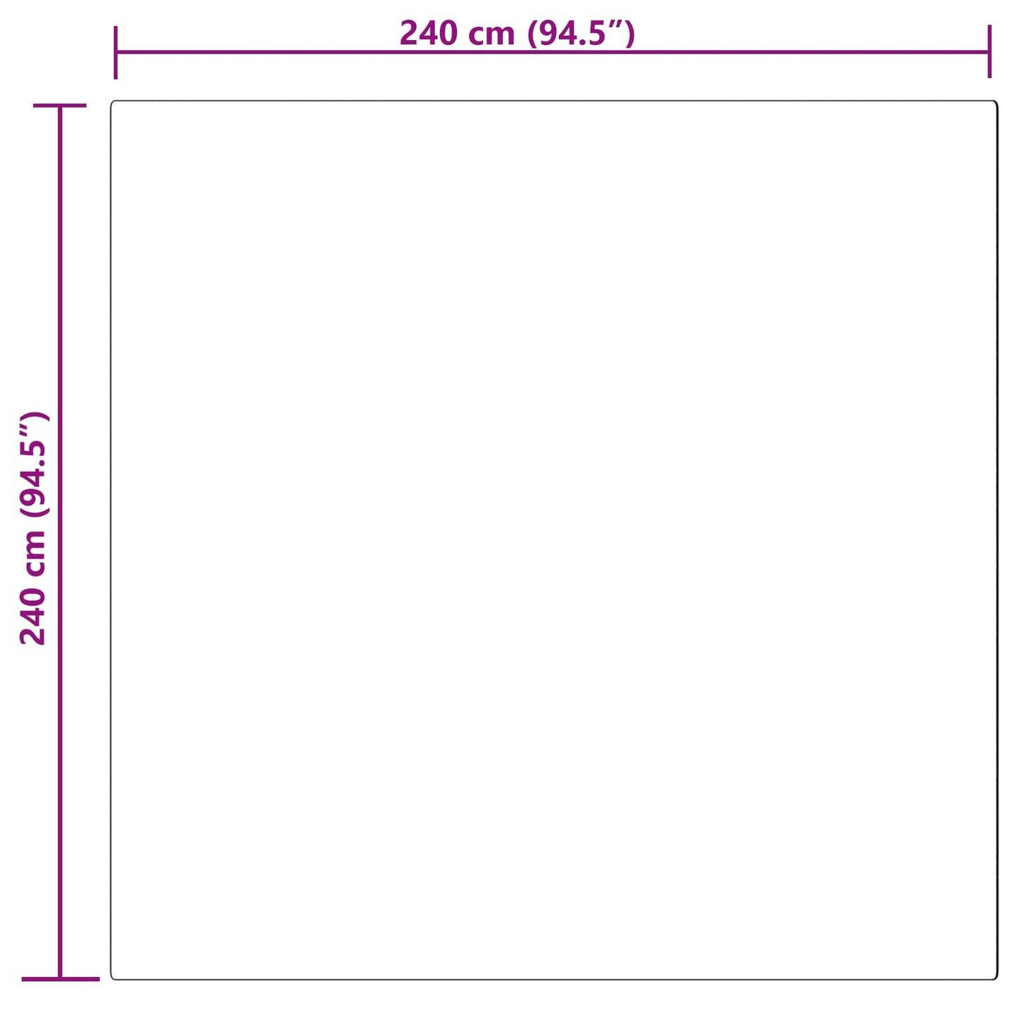 Teppich aus Kunstschaffell TAFALLA Beige 240 x 240 cm Polyester