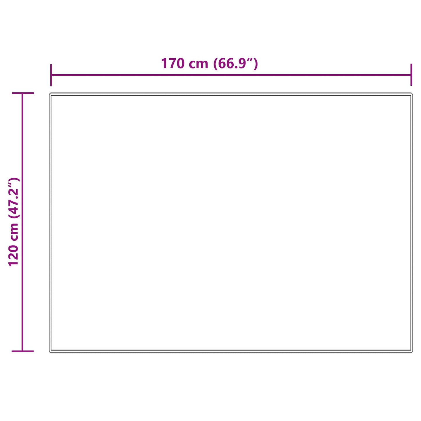 Teppich aus Kunstschaffell TAFALLA Creme 120 x 170 cm Polyester