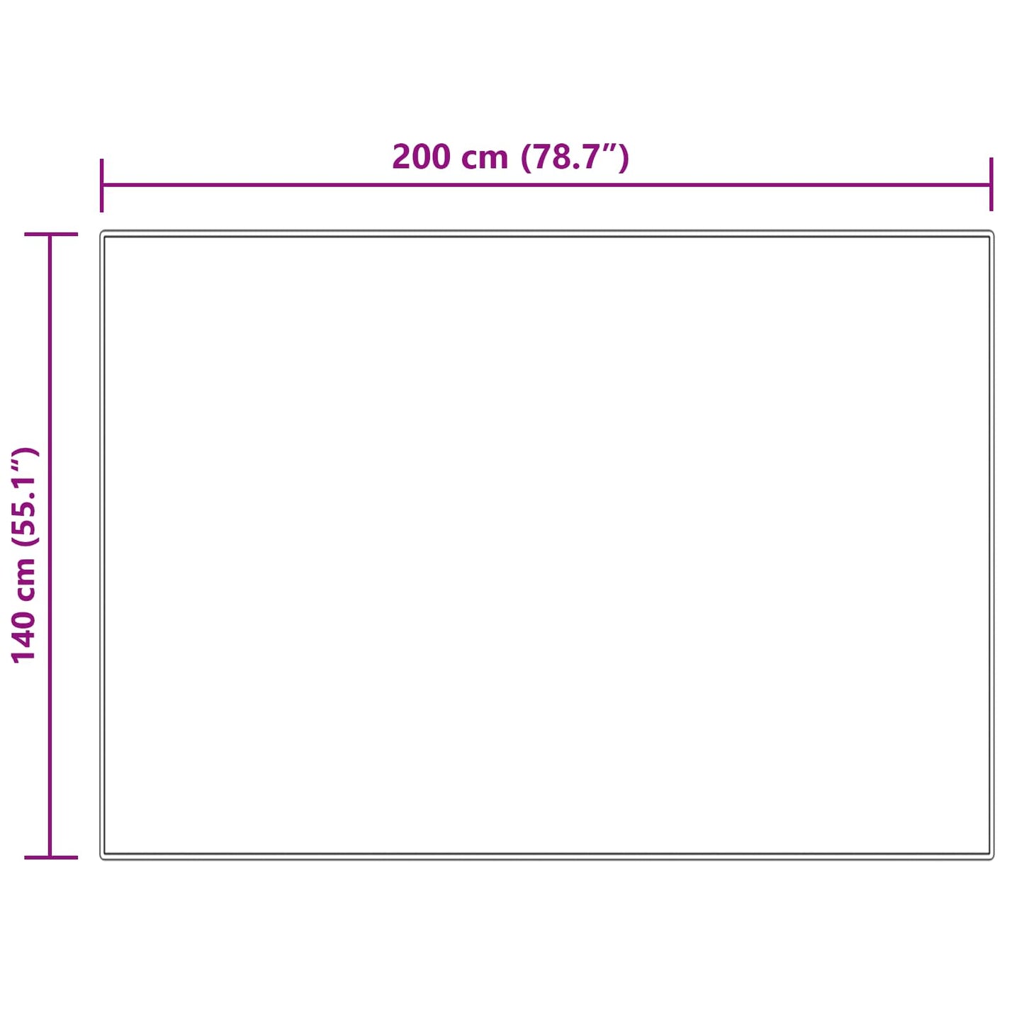 Teppich aus Kunstschaffell TAFALLA Creme 140 x 200 cm Polyester