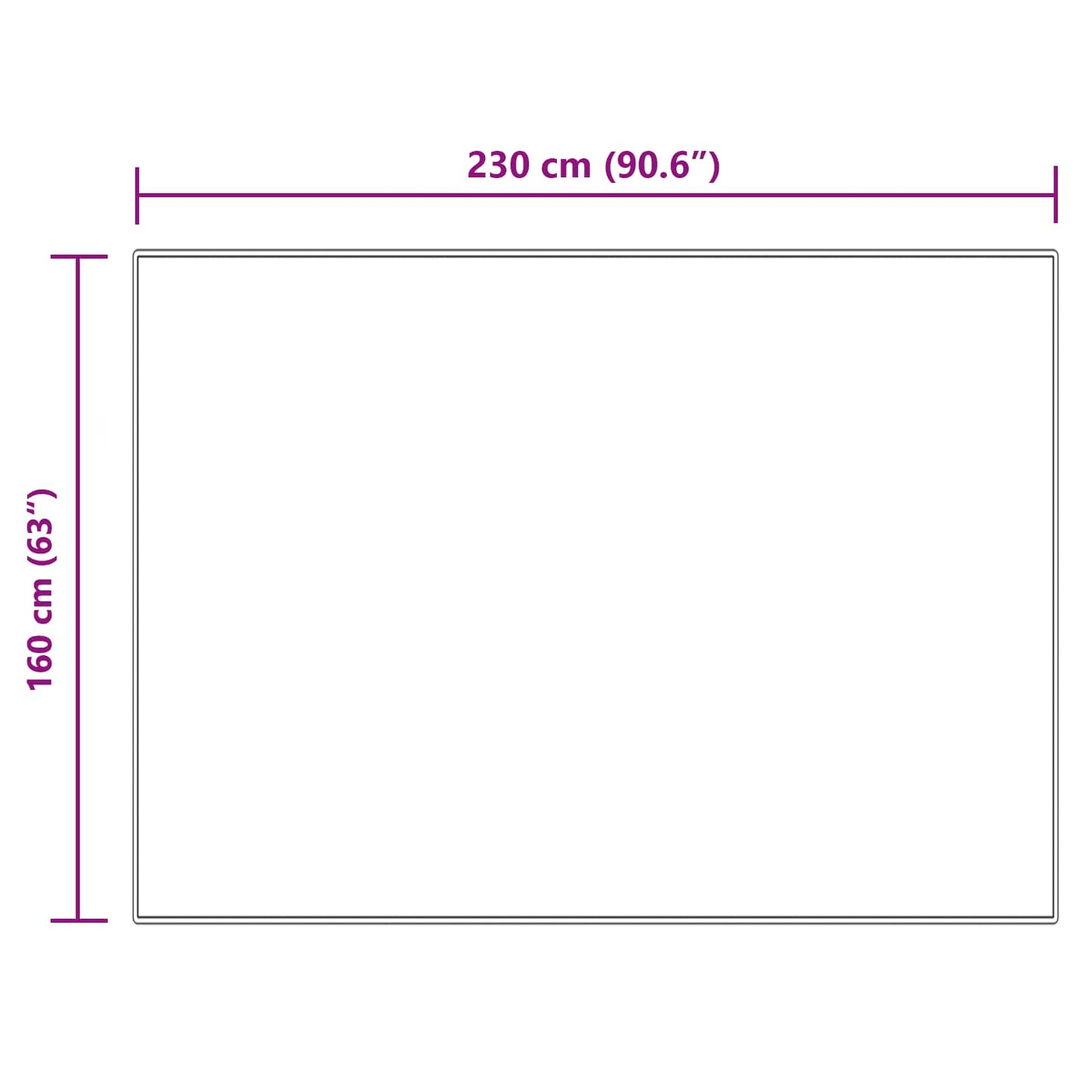 Teppich aus Kunstschaffell TAFALLA Creme 160 x 230 cm Polyester
