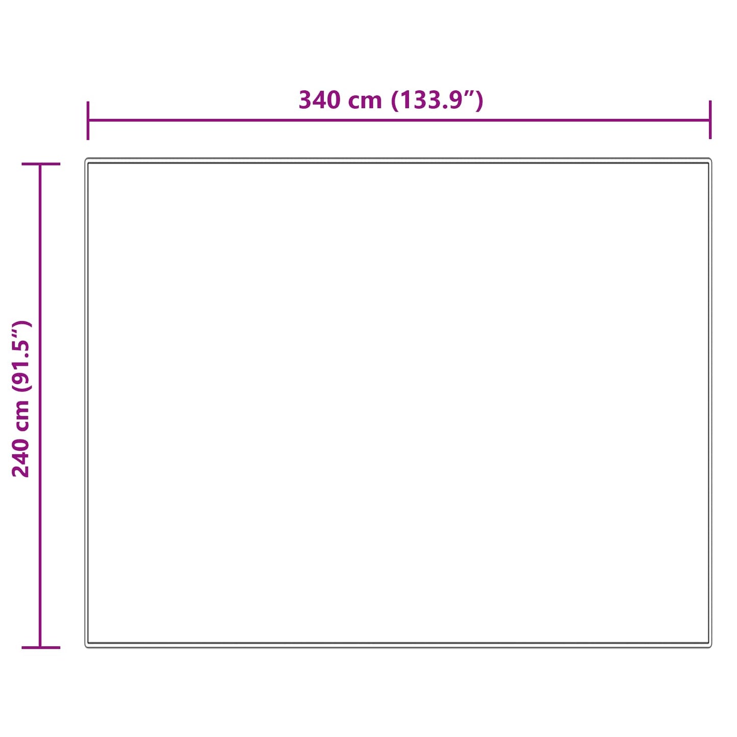 Teppich aus Kunstschaffell TAFALLA Creme 240 x 340 cm Polyester
