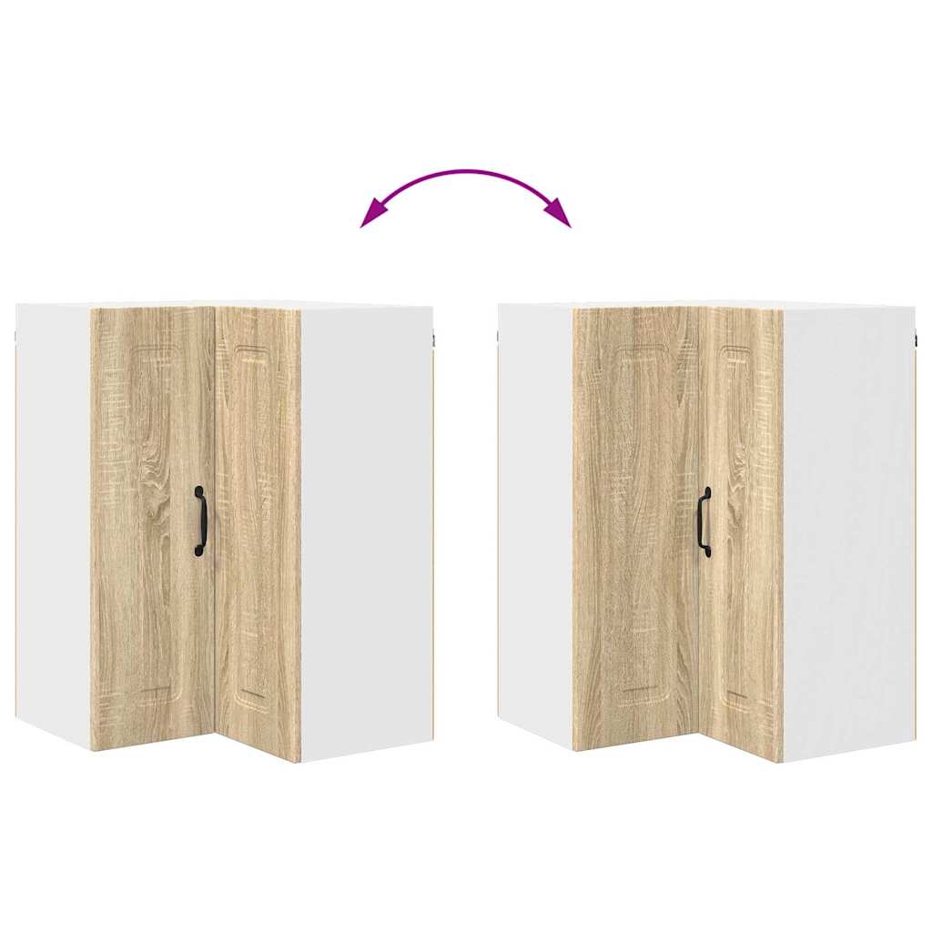 Küchenwandschrank Sonoma-Eiche 57 x 57 x 80 cm Holzwerkstoff