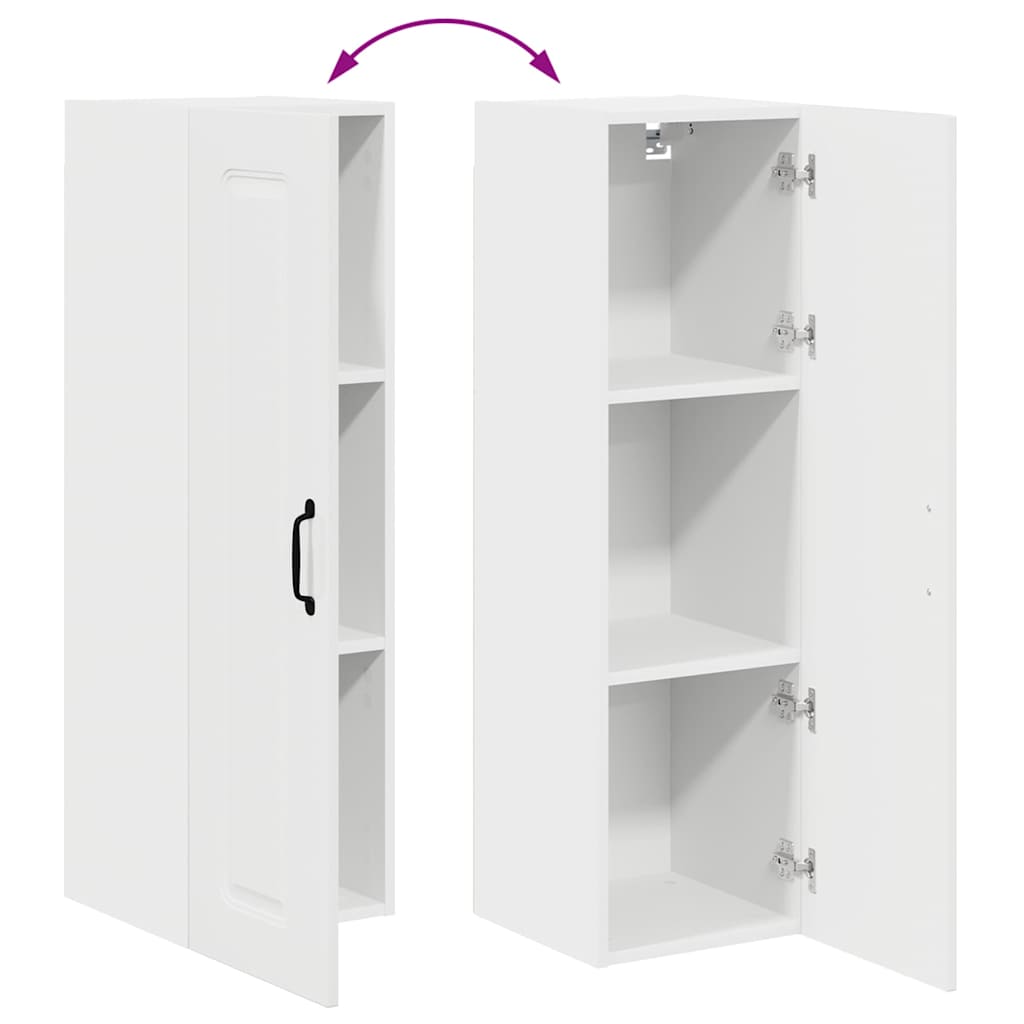 Küchenwandschrank Hochglanz Weiß 30 x 31 x 100 cm Holzwerkstoff