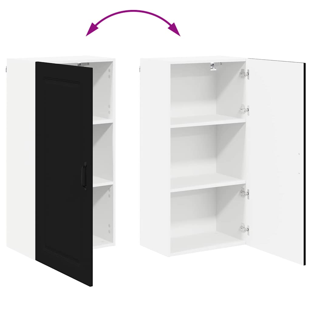 Küchenwandschrank Schwarz 50 x 31 x 100 cm Holzwerkstoff