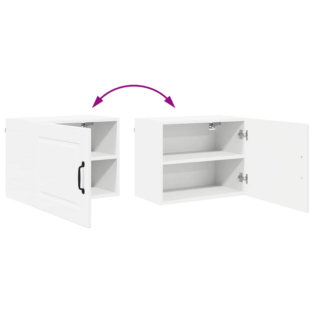 Küchenwandschrank mit Regal Weiß 50 x 31 x 40 cm Holzwerkstoff