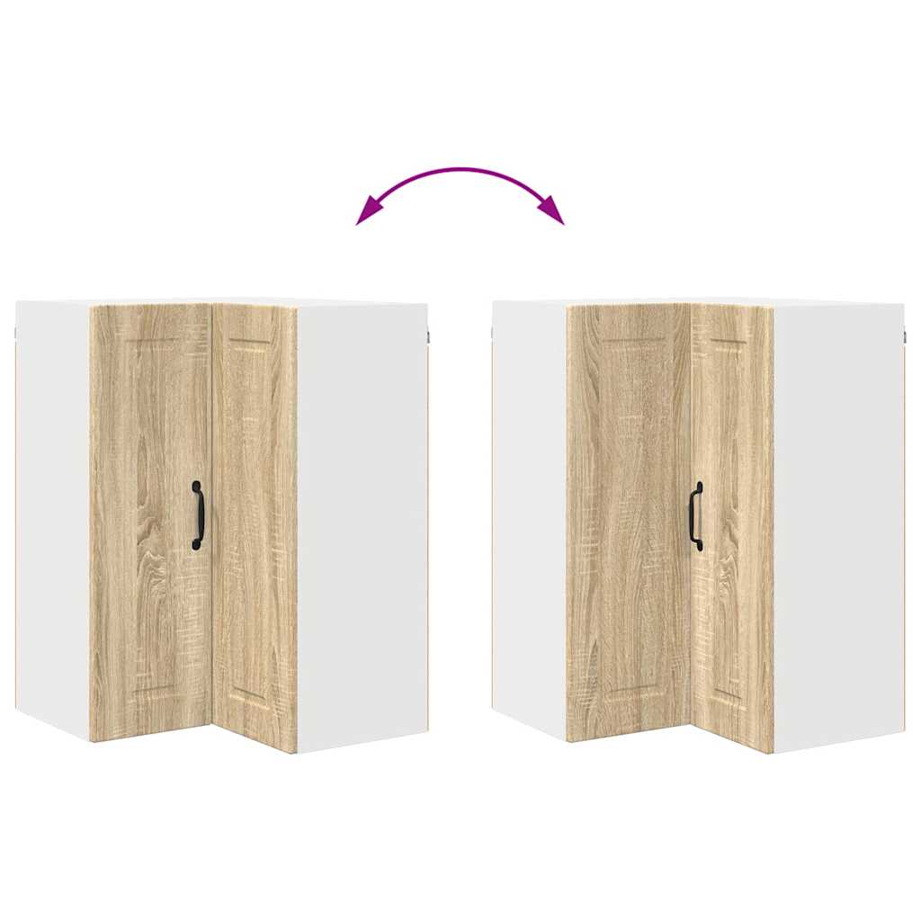 Küchenwandschrank Sonoma-Eiche 57 x 57 x 80 cm Holzwerkstoff