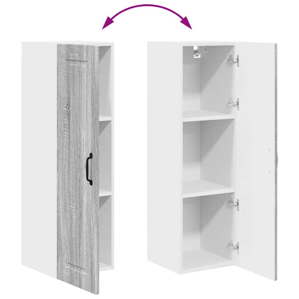 Küchenwandschrank Graues Sonoma 30 x 31 x 100 cm Holzwerkstoff