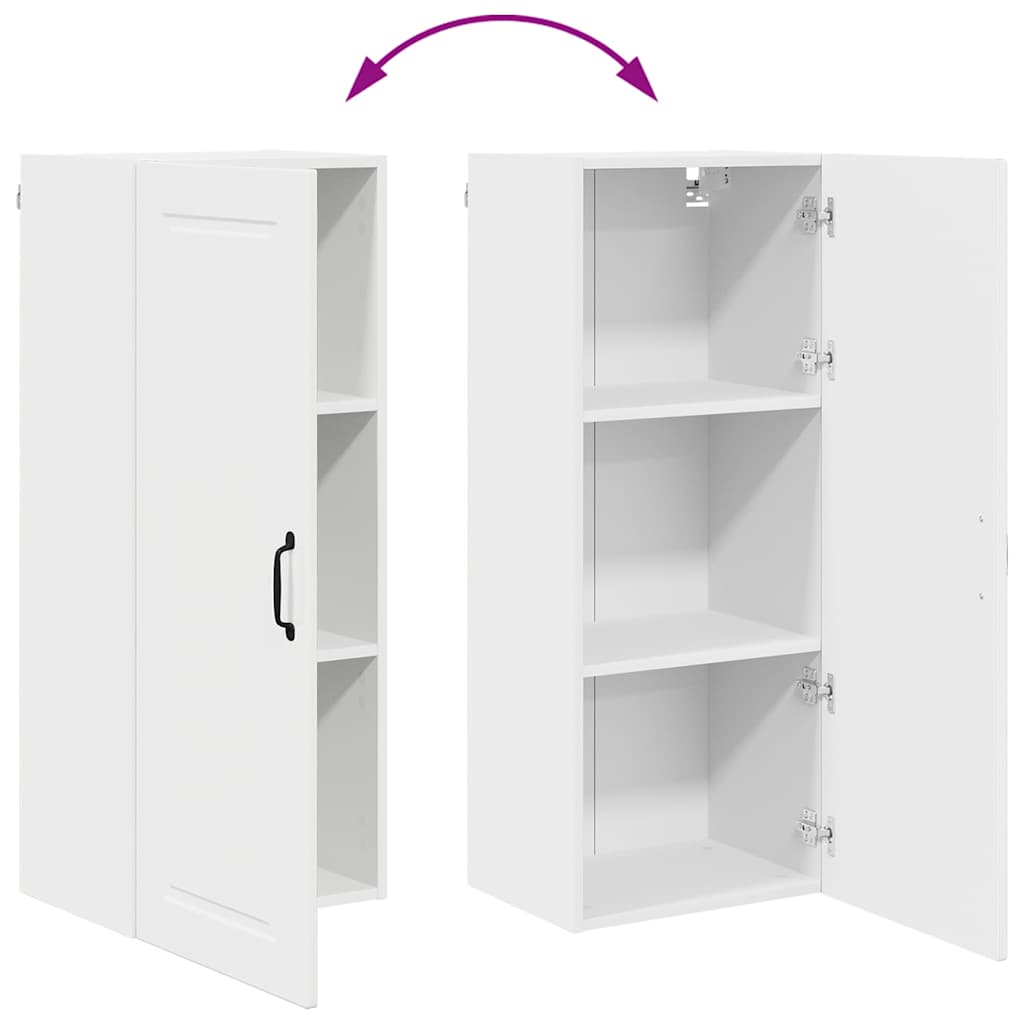 Küchenwandschrank Hochglanz Weiß 40 x 31 x 100 cm Holzwerkstoff