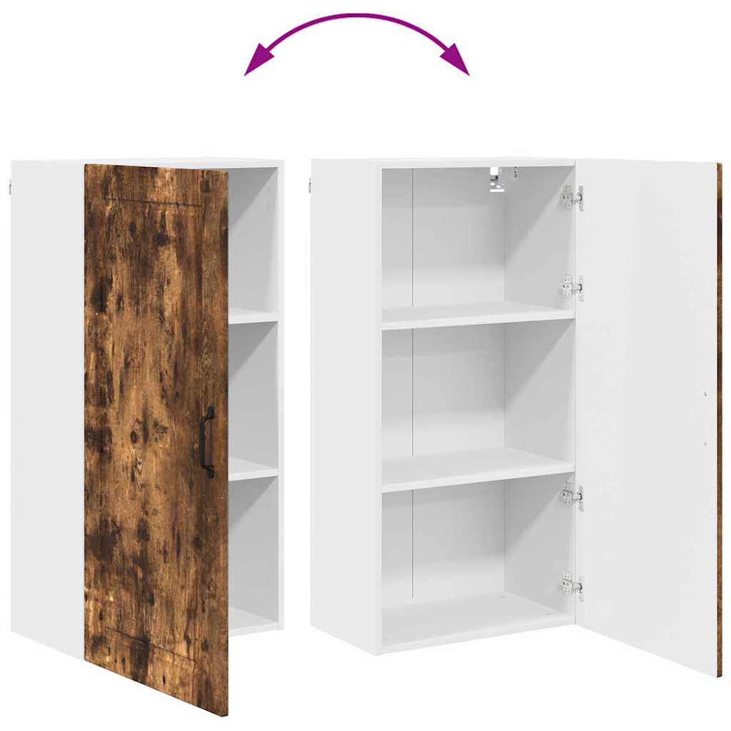 Küchenwandschrank mit Regal Geräucherte Eiche 50 x 31 x 100 cm