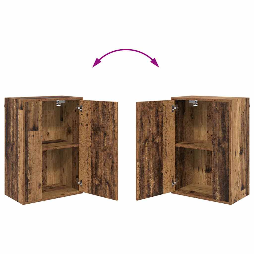4-teilige TV-Schrank Set 4 pcs Altholz Holzwerkstoff