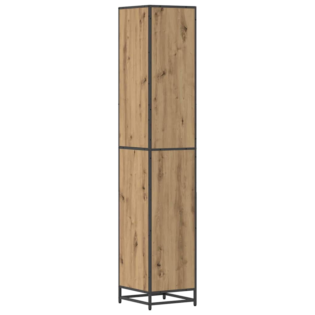 Badezimmer Schrank mit Regal Artisan-Eiche 35 x 37,5 x 188,5 cm