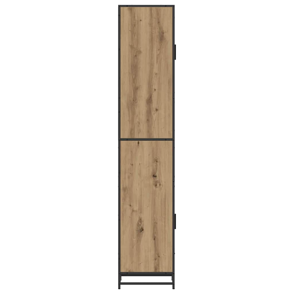 Badezimmer Schrank mit Regal Artisan-Eiche 35 x 37,5 x 188,5 cm