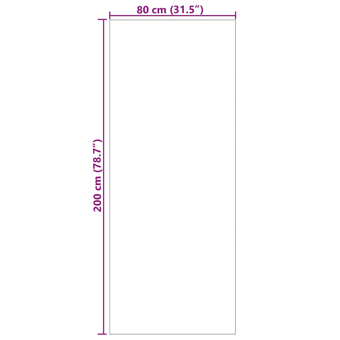 Innenteppich LUGO Creme und Grau 80 x 200 cm Polyester
