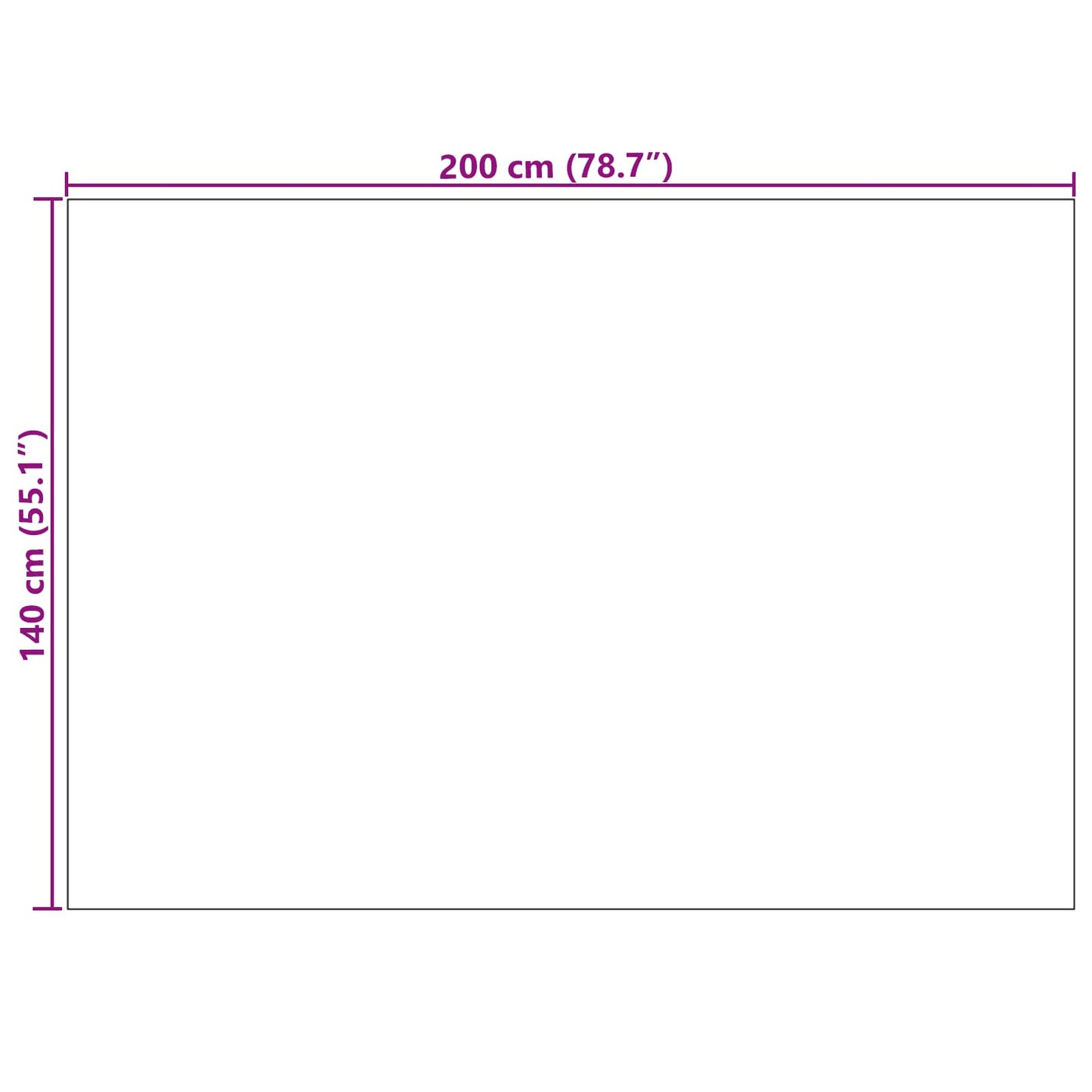 Bereichsteppiche SIROLO Anthrazit 200 x 140 cm Polyester