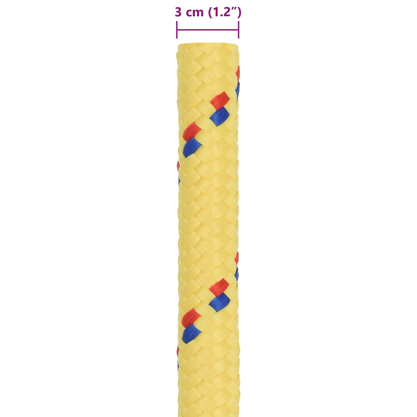 Bootsseil 3 mm 25 m Gelb PP