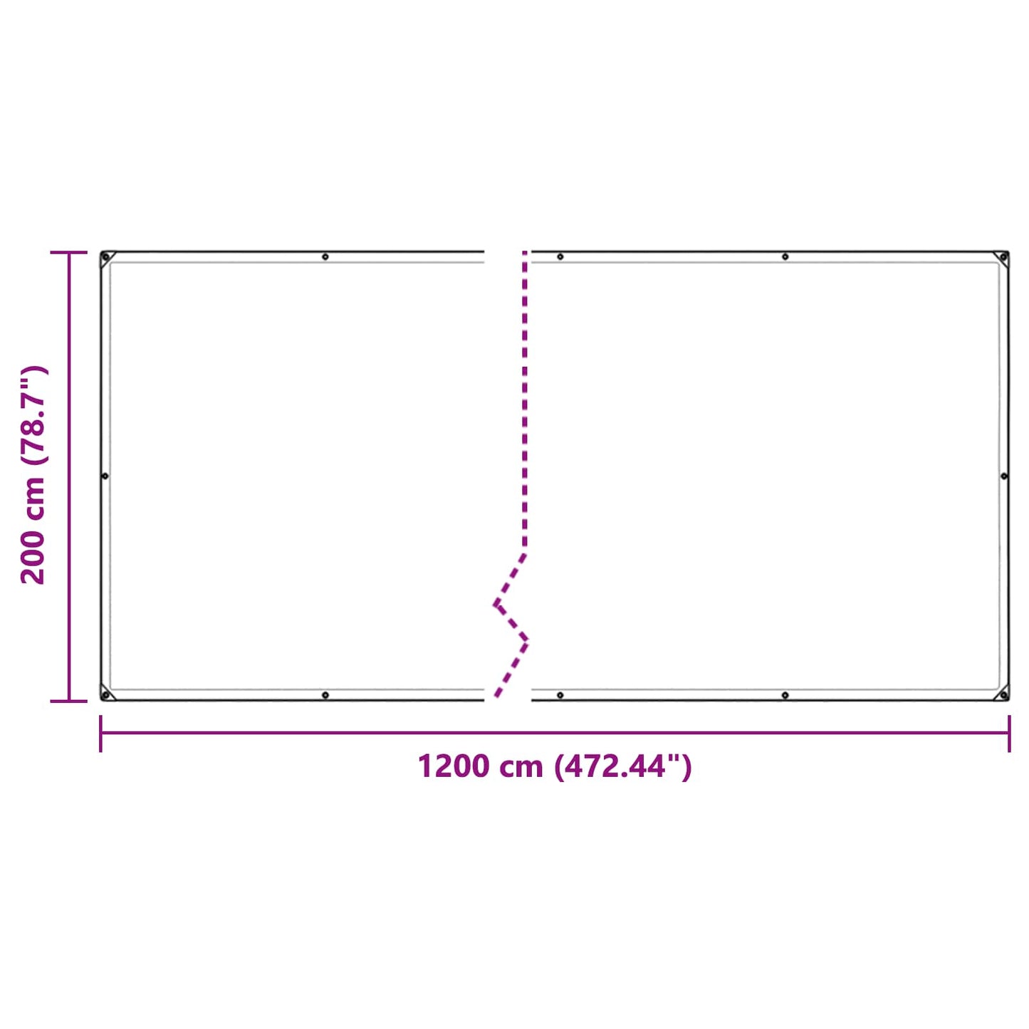 Pflanzenabdeckung Transparent 2 x 12 m PE