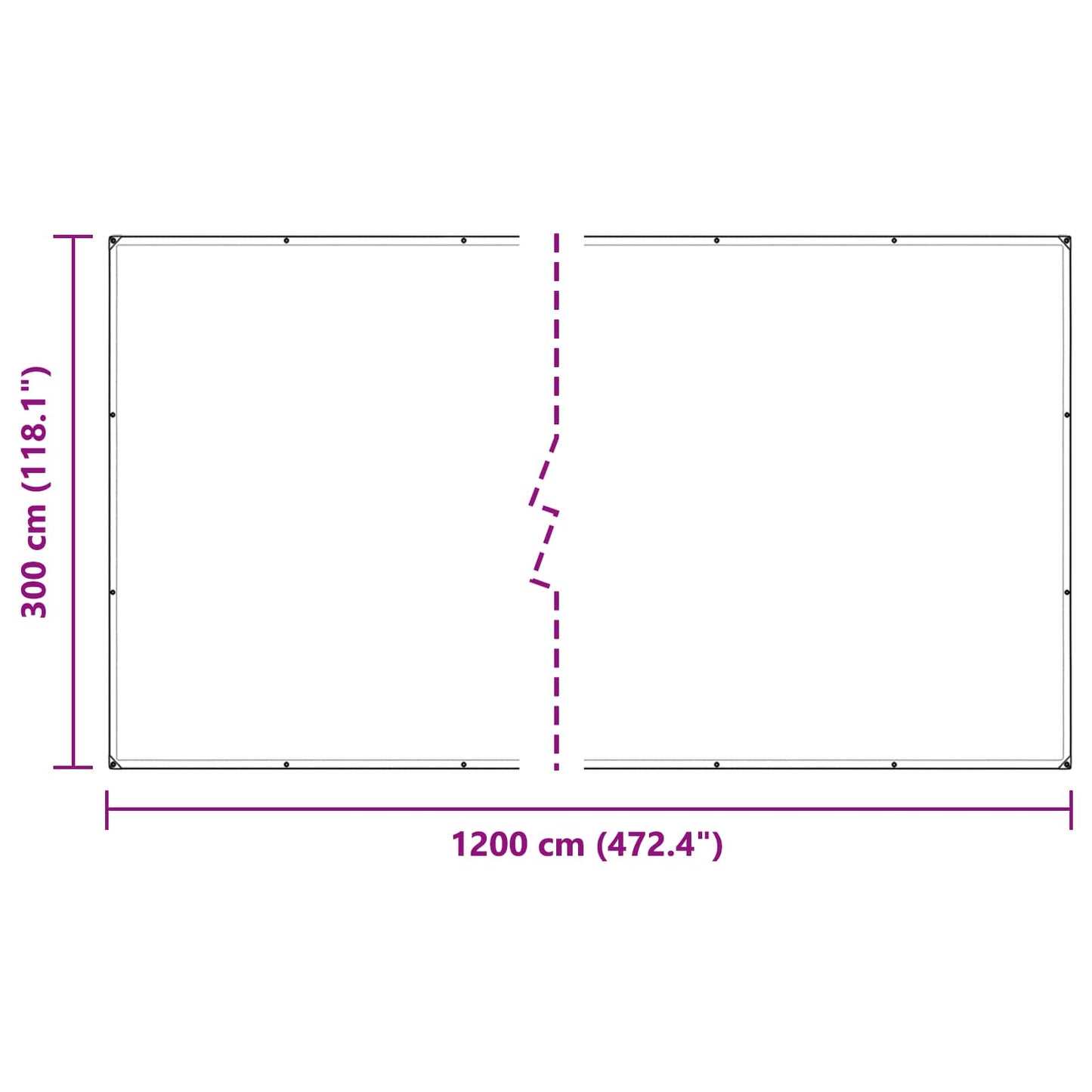 Pflanzenabdeckung Transparent 3 x 12 m PE