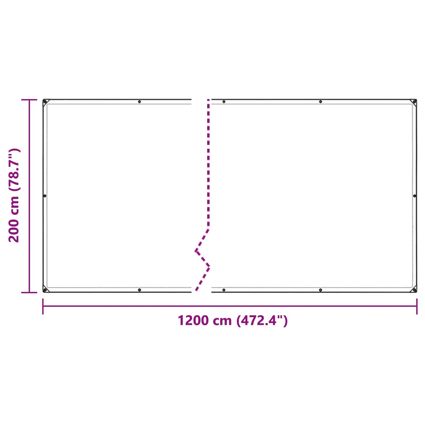 Pflanzenabdeckung Transparent 2 x 12 m PVC