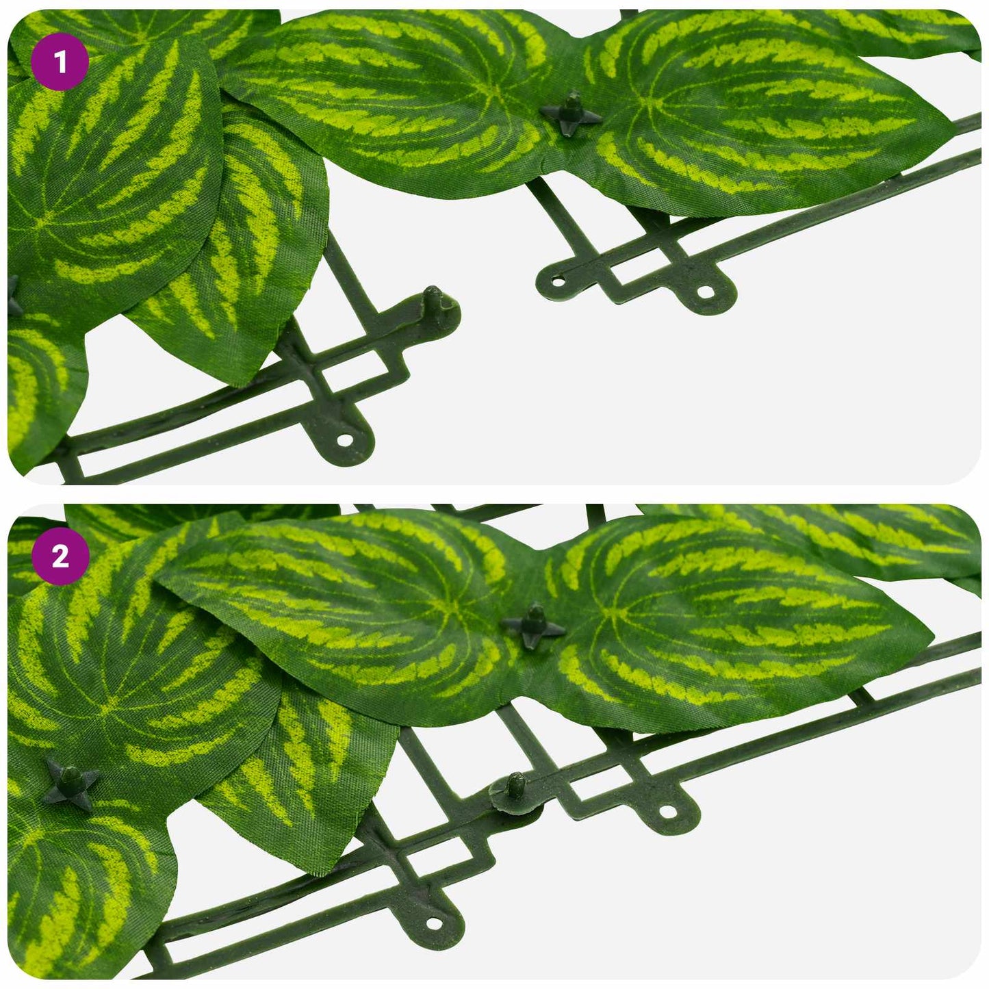 Balcony Screen with Leaves Grün und Gelb 200 x 100 cm