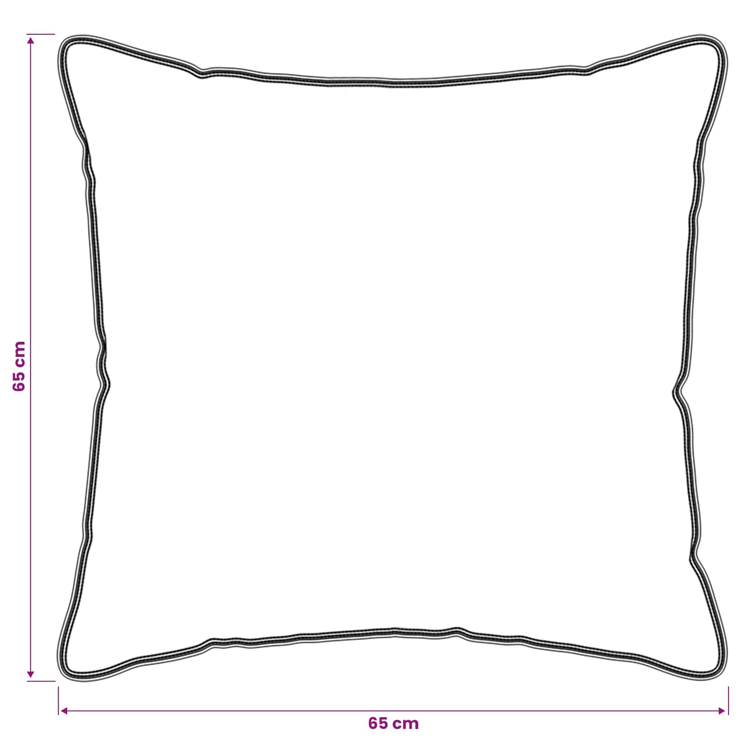 Bettwäsche-Set mit Kissen Weiß 200 x 220 cm Polyester, Bambus
