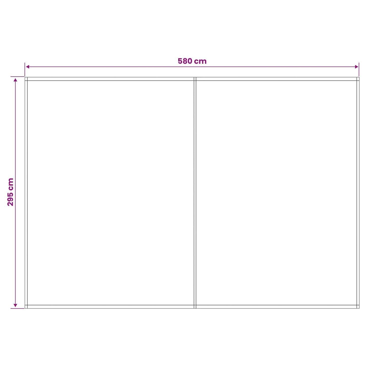 Markisenersatzstoff Mehrfarbig 600 x 300 cm Polyester