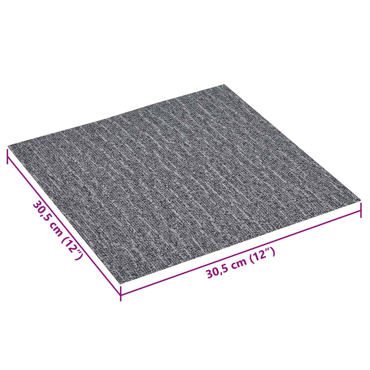Selbstklebende Bodenplanken Grau und Hellgrau 30,5 x 30,5 cm