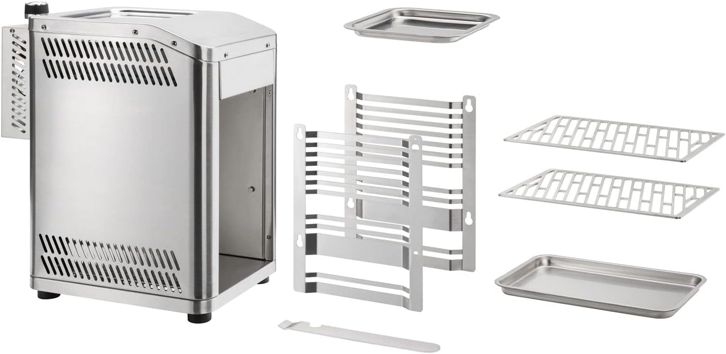 Gril à chaleur supérieure TAINO 800 °C en acier inoxydable – en option avec régulateur de gaz