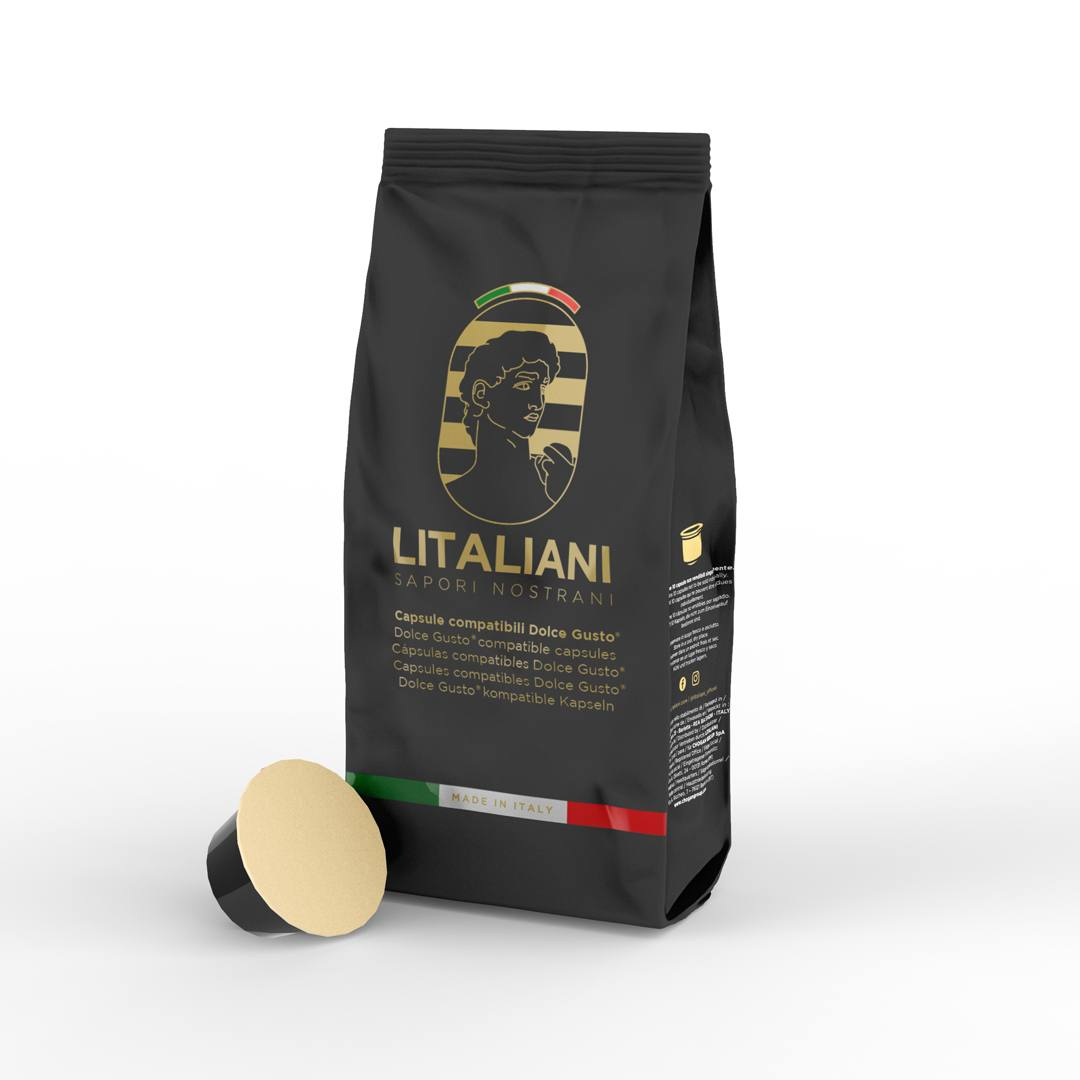 Nocciolino-Getränk Mit Haselnuss-Geschmack In Dolce Gusto® Kompatiblen Kapseln, 10 St. – Chogan in der Originalflasche