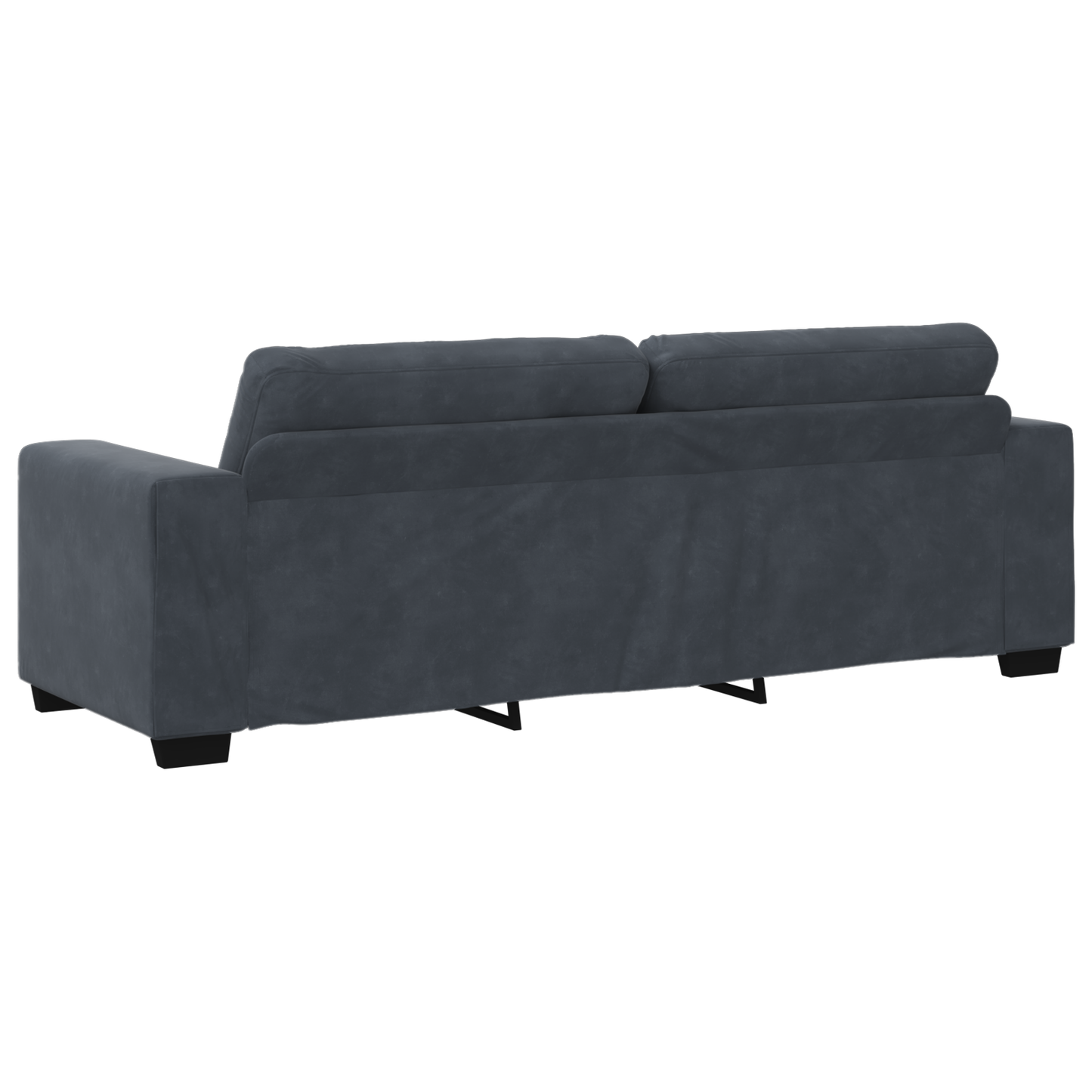 Sofa Set mit Kissen mit Kissen 3 pcs Grau 221 x 78 x 80 cm Samt